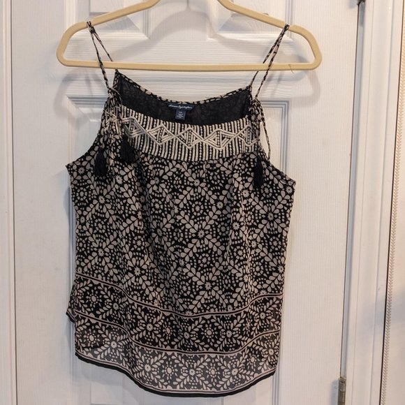 American Eagle Spaghetti Strap Crop Top Women's Large - Picture 2 of 7